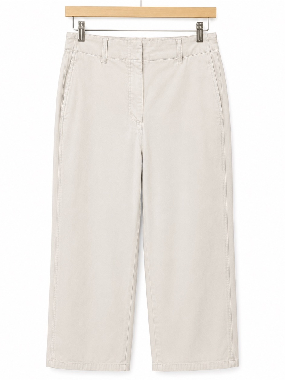 Aritzia Wilfred Free Wide Leg High Rise Trouser Pants Beige Size 6 - Picture 1 of 7